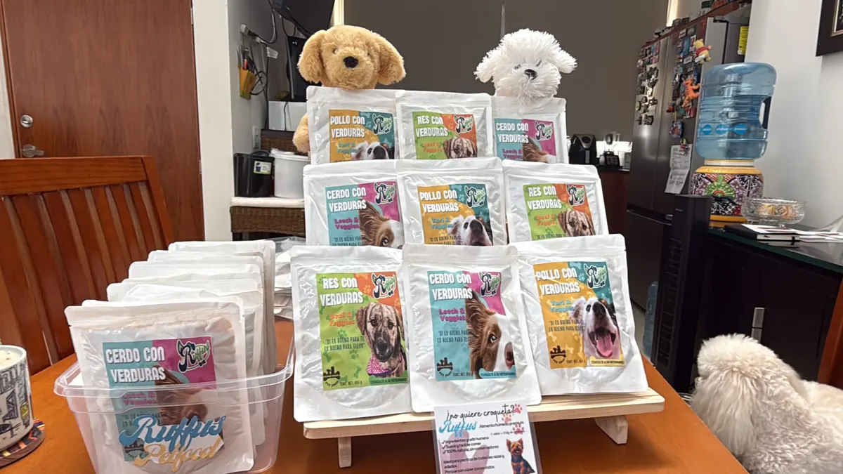 Ruffus products on display